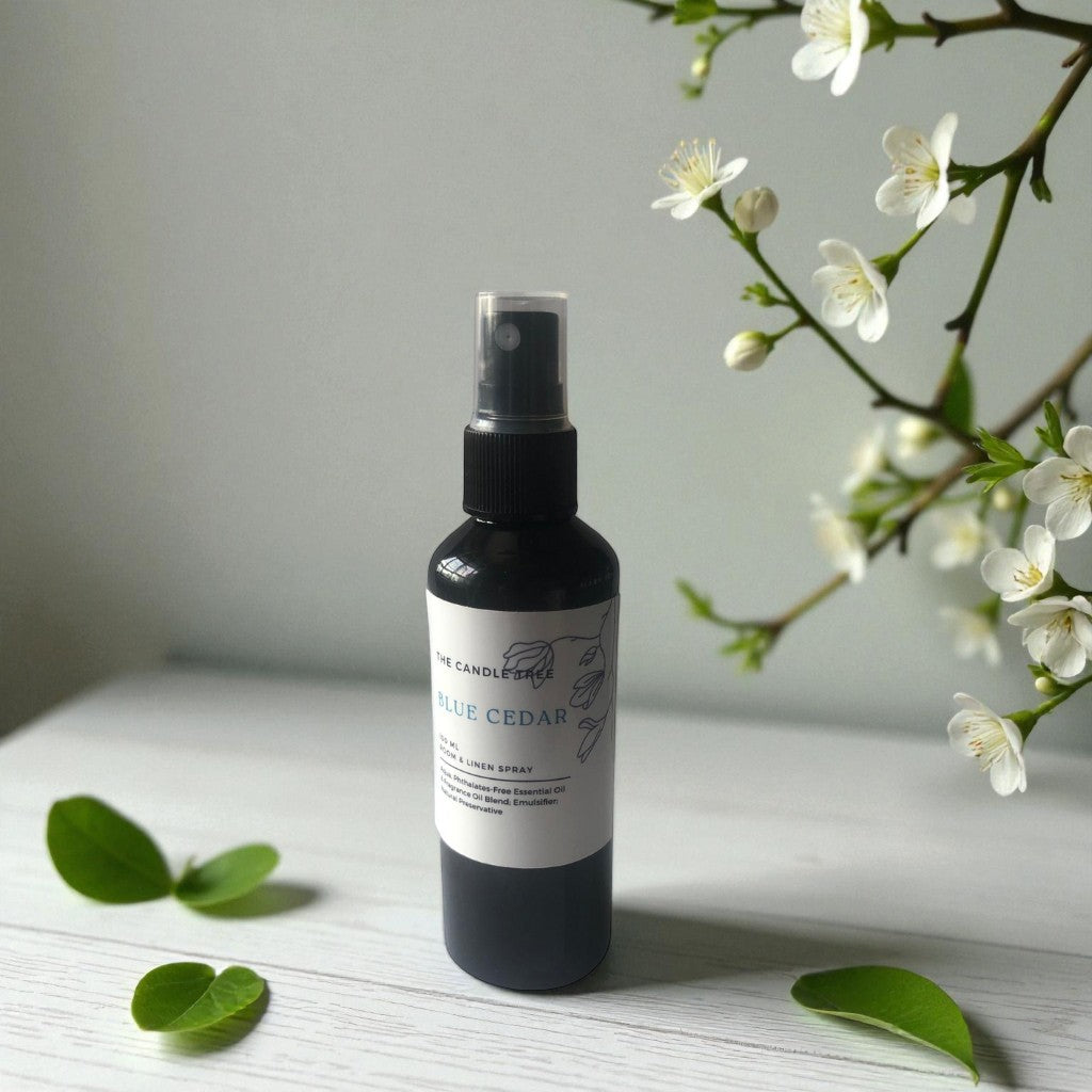 The Candle Tree | Blue Cedar Room & Linen Spray