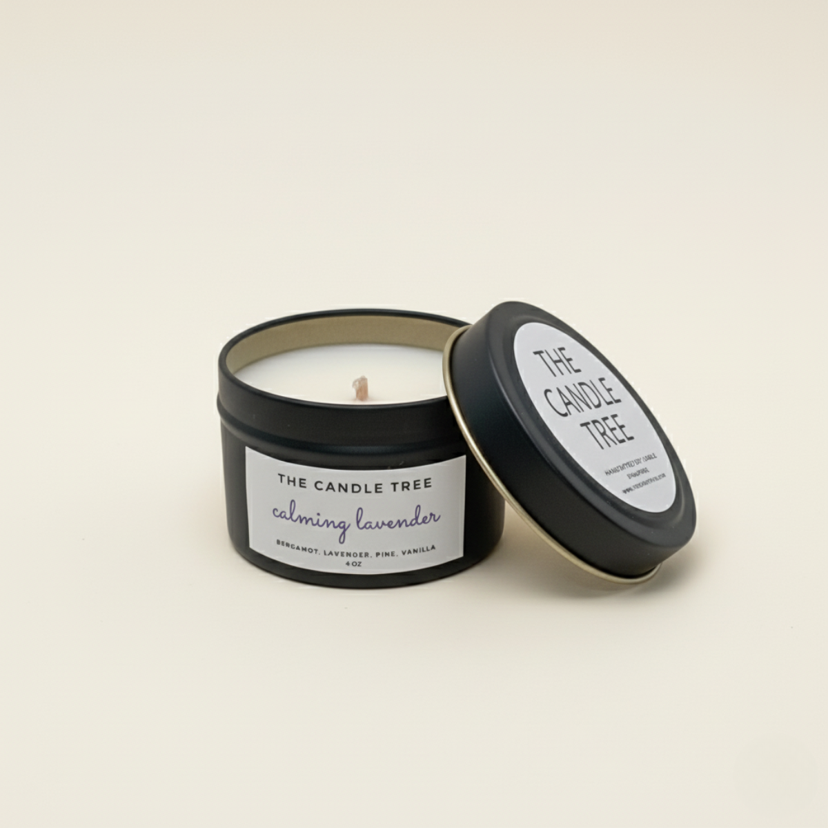 The Candle Tree | Calming Lavender Soy Wax Candle 4oz
