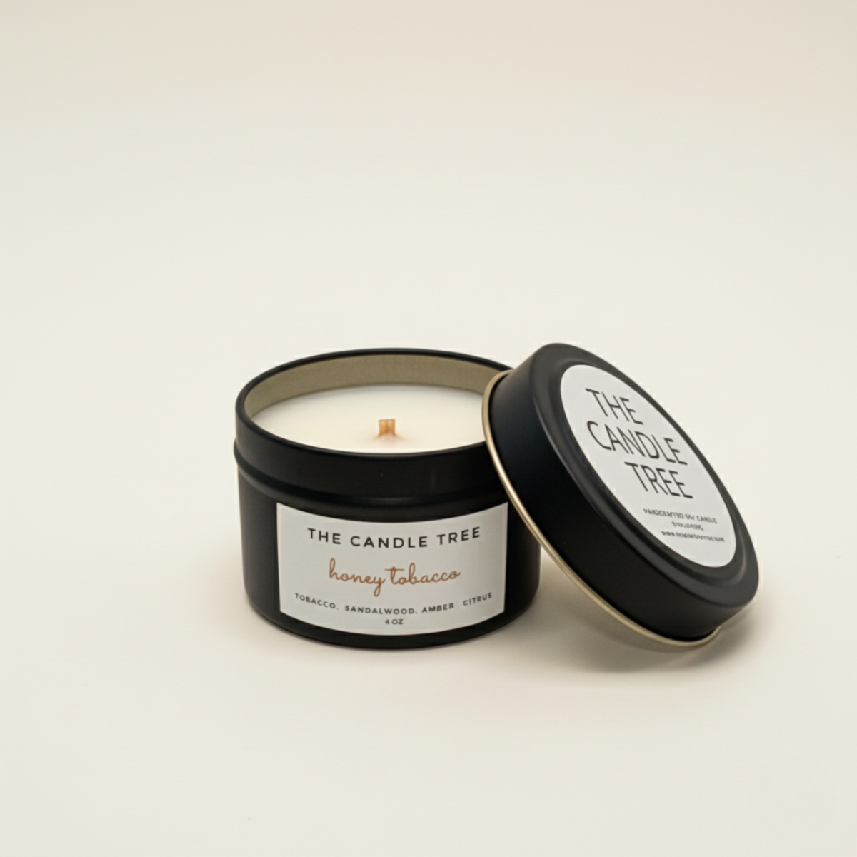 The Candle Tree | Honey Tobacco Soy Wax Candle 4oz