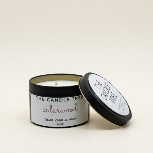 The Candle Tree | Cedarwood Soy Wax Candle 8oz