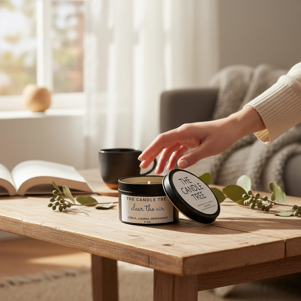 The Candle Tree | Clear The Air Soy Wax Candle 