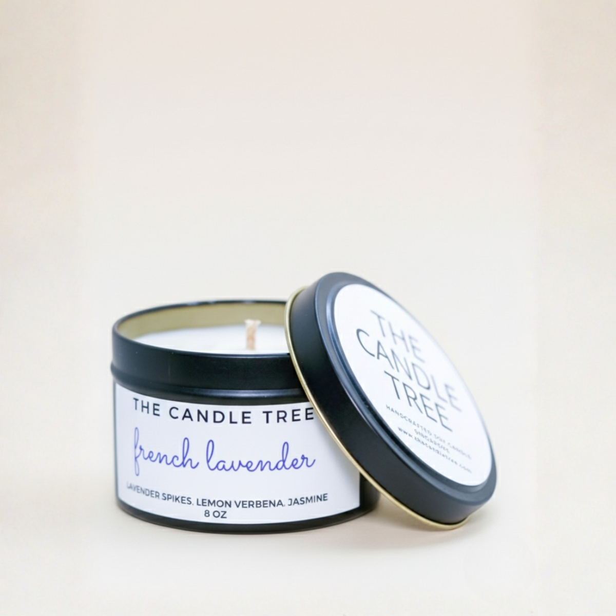The Candle Tree | French Lavender Soy Wax Candle 8oz