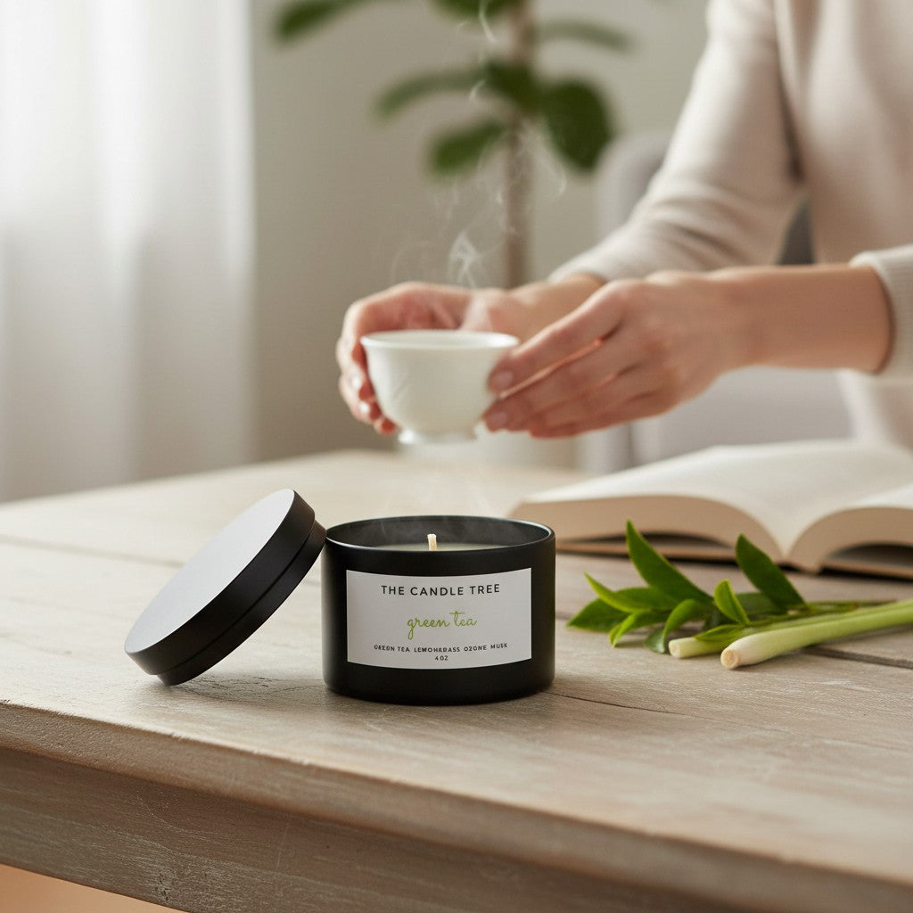 The Candle Tree | Green Tea Soy Wax Candle 