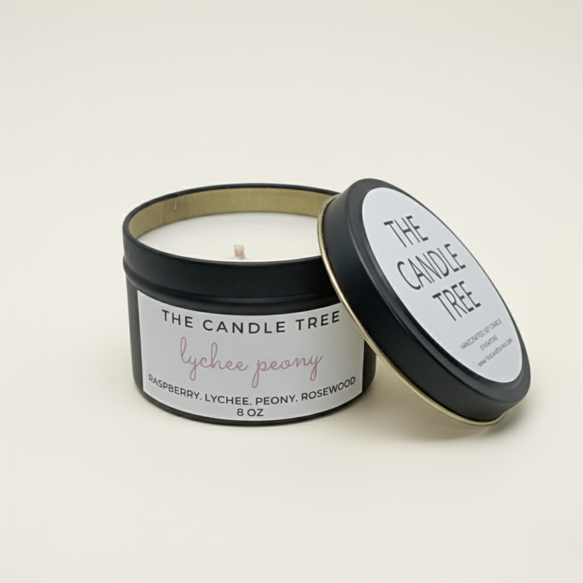 The Candle Tree | Lychee Peony Soy Wax Candle 8oz