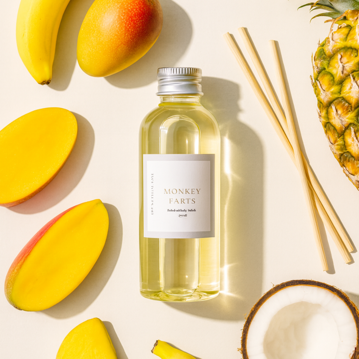 The Candle Tree | Monkey Farts Reed Diffuser Refill 