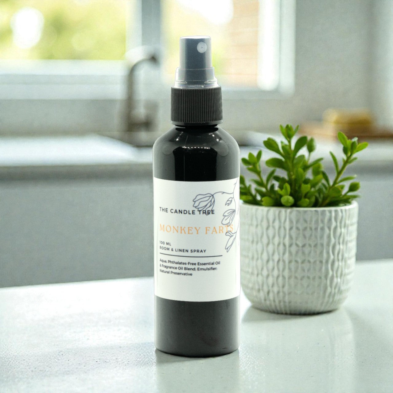 The Candle Tree | Monkey Farts Room & Linen Spray 