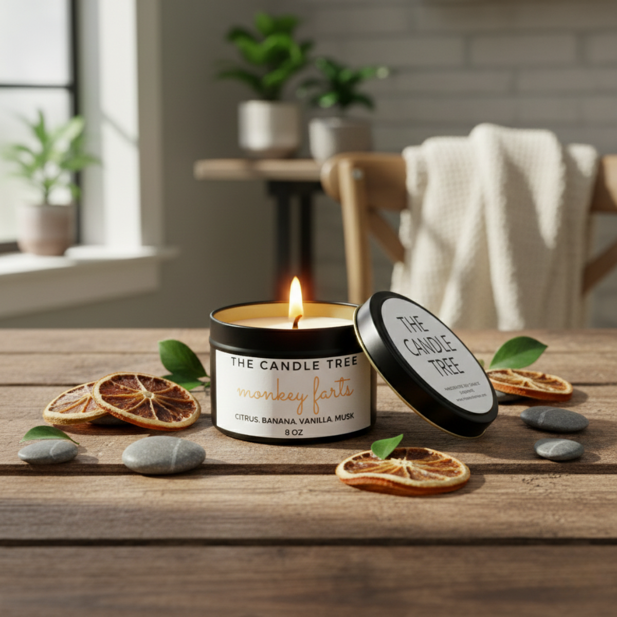 The Candle Tree | Monkey Farts Soy Wax Candle 